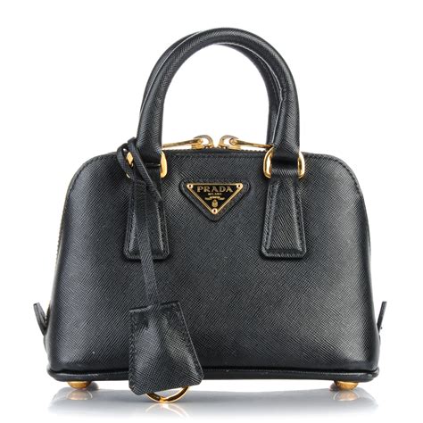 prada saffiano lux mini promenade tote nero black|Prada saffiano lux tote large.